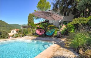 Maisons de vacances Awesome Home In Claviers With 3 Bedrooms, Wifi And Private Swimming Pool : photos des chambres