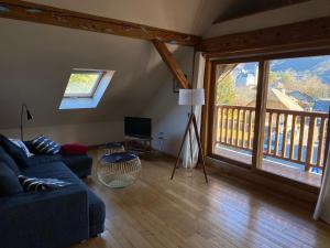 Maisons de vacances Top floor duplex with private beach : photos des chambres