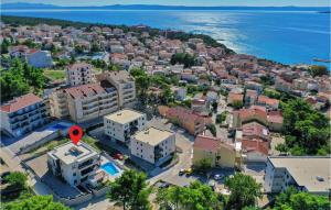 Beautiful Apartment In Baska Voda With 1 Bedrooms, Wifi And Swimming Pool