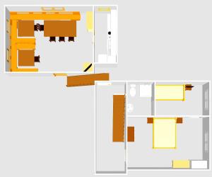 Apartment - Split Level room in Haus Christof