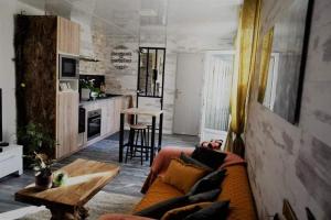 Maisons d'hotes Le Neflier Dijon - appart balneo - SPA romantique pour 2 : photos des chambres