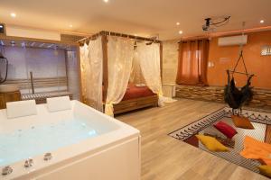 Maisons de vacances Capsule Marrakech I Chicha I Sauna I Balneo I Console PS5 I Cinema : photos des chambres