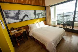 Phòng Giường Đôi có Ban công và Nhìn ra Biển (Double Room with Balcony and Sea View)