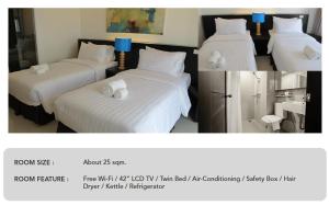 Phòng Hai Giường Đơn Loại Sang (Deluxe Twin Room)