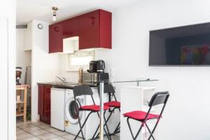 Appartements PARIS Proche : Studio tranquille et cosy : photos des chambres