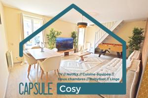 Appartements Capstay Cosy centre 2 chambres babyfoot & Netflix : Appartement 2 Chambres