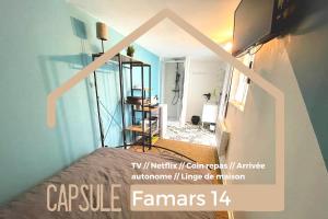 Hotels capsule Capstay 13-famars & Netflix : photos des chambres