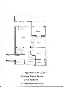 Appartements APPARTEMENT CENTRAL LUCHON T3 IDEAL CURISTES : photos des chambres