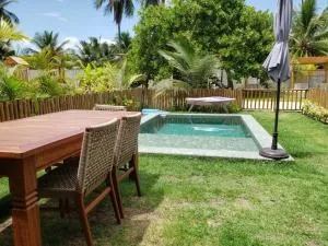 OKA 25: Casa com piscina em condomínio beira mar em Milagres - Barra do Camaragibe