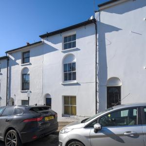 Vibrant Spring Street with Garden