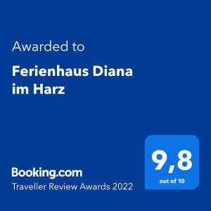 Ferienhaus Diana im Harz