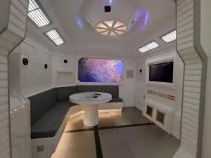 Space Lodge, vaisseau spatial - jeu type escape game - Saint-Jean-de-Livet