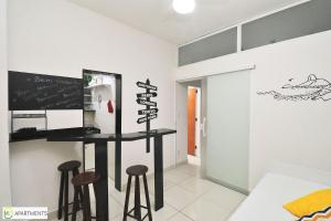 Studio estiloso e com otima localização