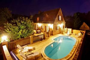 Villas Villa en pierre 4 pers avec Piscine : photos des chambres