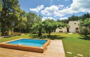 Maisons de vacances Nice home in Villen,-ls-Maguelone with 3 Bedrooms, WiFi and Outdoor swimming pool : photos des chambres