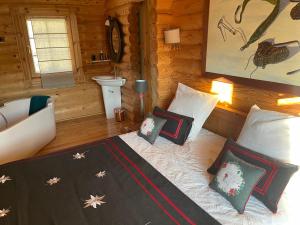 Chalets Magnifique chalet avec SAUNA : photos des chambres