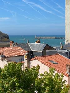 Appartements Le Kifanlo - Appartement avec une grande terrasse vue mer et plage a 100 m : Appartement 1 Chambre