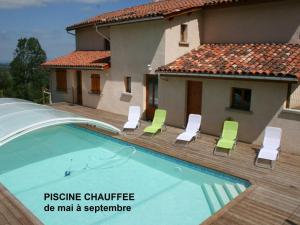 Maisons de vacances Gite Saint-Martin-la-Sauvete, 7 pieces, 12 personnes - FR-1-496-178 : photos des chambres