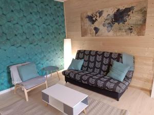 Appartements Grand T2 proche canal de Nantes a Brest. : photos des chambres