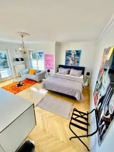 Villa am Steinhuder Meer Superior DZ-Azur- mit kl Pantry Küche, Garten, WLAN - Steinhude