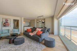 7e verdiep Appartement met zeezicht in Knokke voor max 6 personen