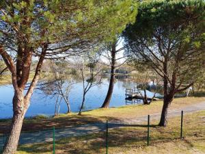 Maisons de vacances Maison d'une chambre avec vue sur le lac piscine partagee et jardin amenage a Hourtin : photos des chambres