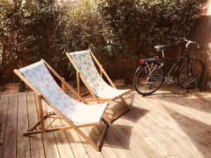 Maisons de vacances Cocon entre presqu'ile du Cap Ferret et plages oceanes - terrasse - velo gratuit : photos des chambres