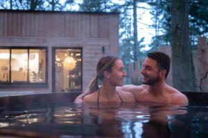 Maisons de vacances Bain de foret - Lodges Cosy & Spa : photos des chambres