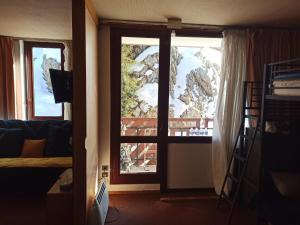 Studio transformé en 2 pièces avec cloison amovible sur La Plagne Bellecôte