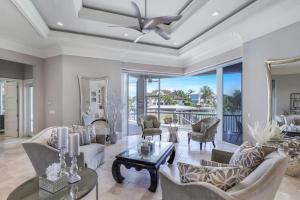 Waterfront home with infinity pool, spa and outdoor TV