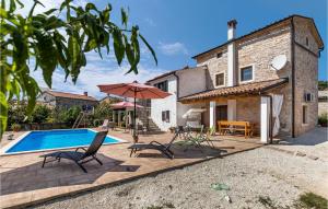 Nice Home In Svetvincenat With 3 Bedrooms, Wifi And Outdoor Swimming Pool