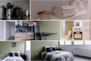 Appartements bnbgones - PORTE DE LYON DARDILLY LE FELIN - PARKING WIFI CALME VUE DEGAGEE : photos des chambres