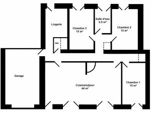 Maisons de vacances Gite Bonnoeuvre, 4 pieces, 6 personnes - FR-1-306-898 : photos des chambres