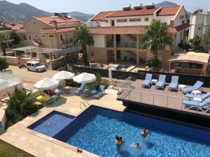 Stone House Aparts 1 plus 1 mit Poolterrasse No 3 in Kalkan