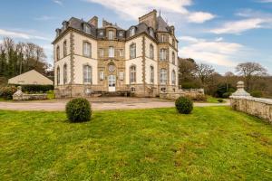 château de Locquéran Pierres et filets bleus