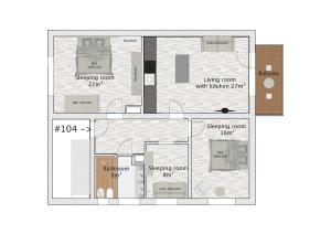 Three-Bedroom Apartment room in Aparthotel Voglergasse