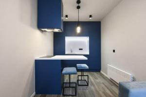 Blue apartment