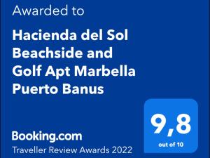 Hacienda del Sol Beachside and Golf Apt Marbella Puerto Banus
