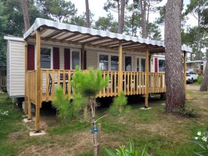 Campings mobil home - camping les dunes de Contis : photos des chambres