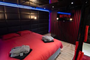 Appart'hotels Capsule Secret - Jacuzzi - Netflix & Home cinema - Jeux de couple - Barre de pole dance : photos des chambres