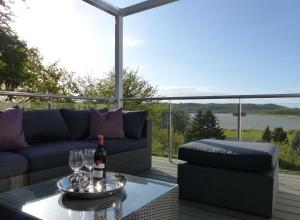 Ferienvilla mit Panoramablick auf den Schmachter See