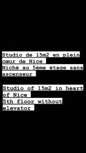 Studio plein coeur de Nice 24 24H 7 7J