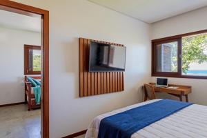 Suíte Beija-Flor para 4 pessoas com vista para o mar