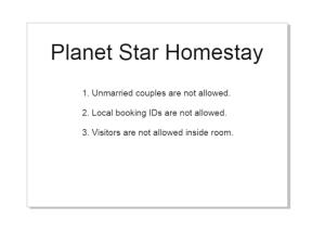 Planet Star Homestay