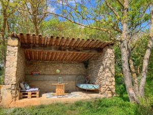 Maisons de vacances Jacuzzi, sauna, healthy food dans ancienne bergerie : photos des chambres