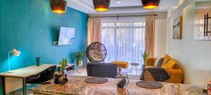 Modern luxury one bedroom furnished apartment in Kilimani, Nairobi, Kenya