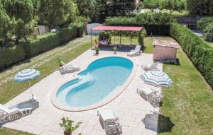 Maisons de vacances Amazing home in Creste with 4 Bedrooms and Outdoor swimming pool : photos des chambres