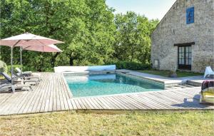 Nice home in Sembas with 1 Bedrooms and Outdoor swimming pool