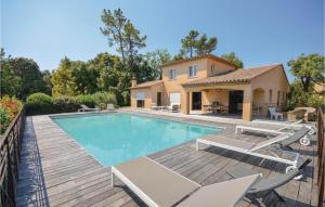 Nice Home In Montauroux With 4 Bedrooms, Wifi And Private Swimming Pool