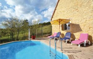 Maisons de vacances Nice home in Aubas with 2 Bedrooms, WiFi and Outdoor swimming pool : photos des chambres